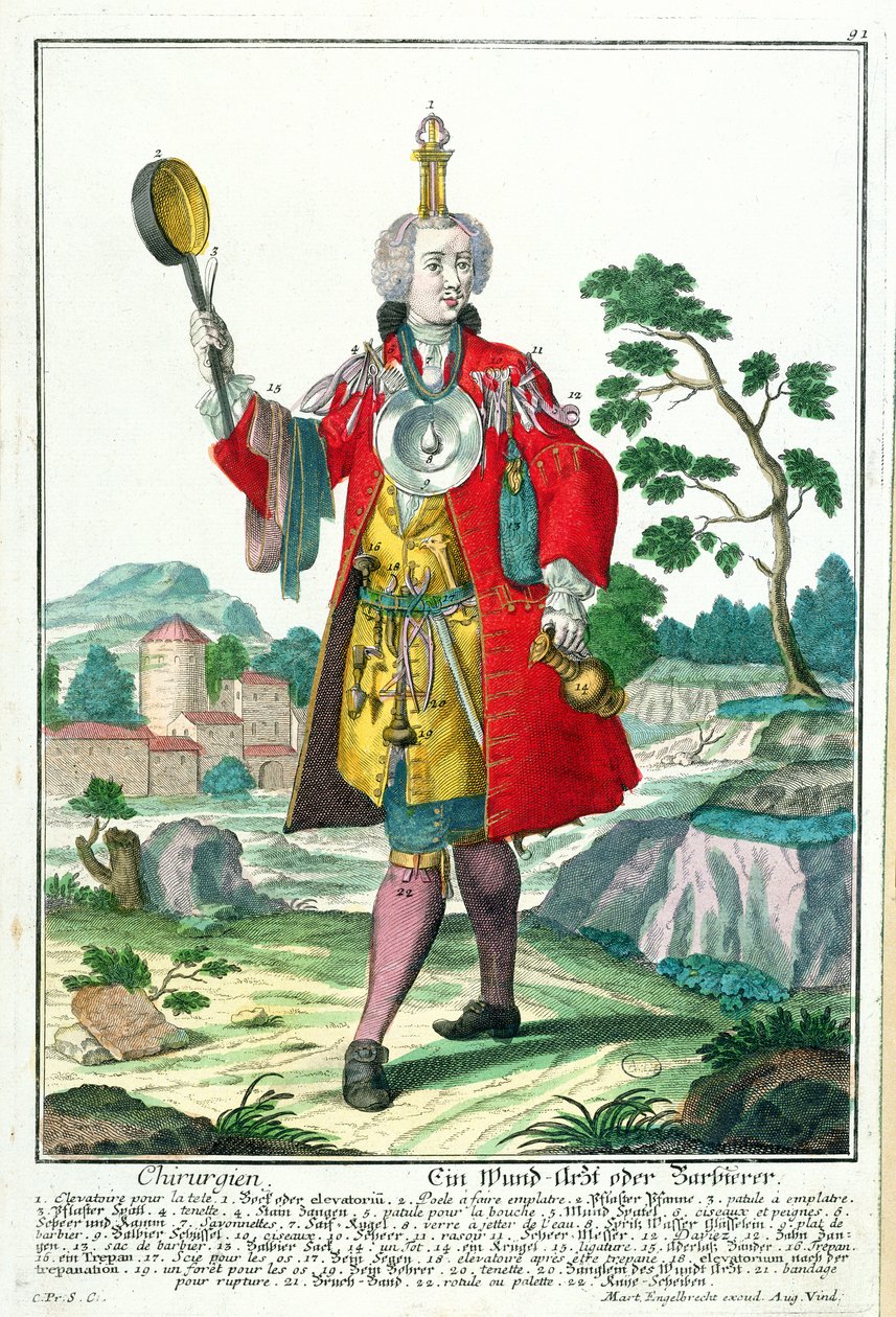 Le chirurgien, c.1735 - Martin Engelbrecht