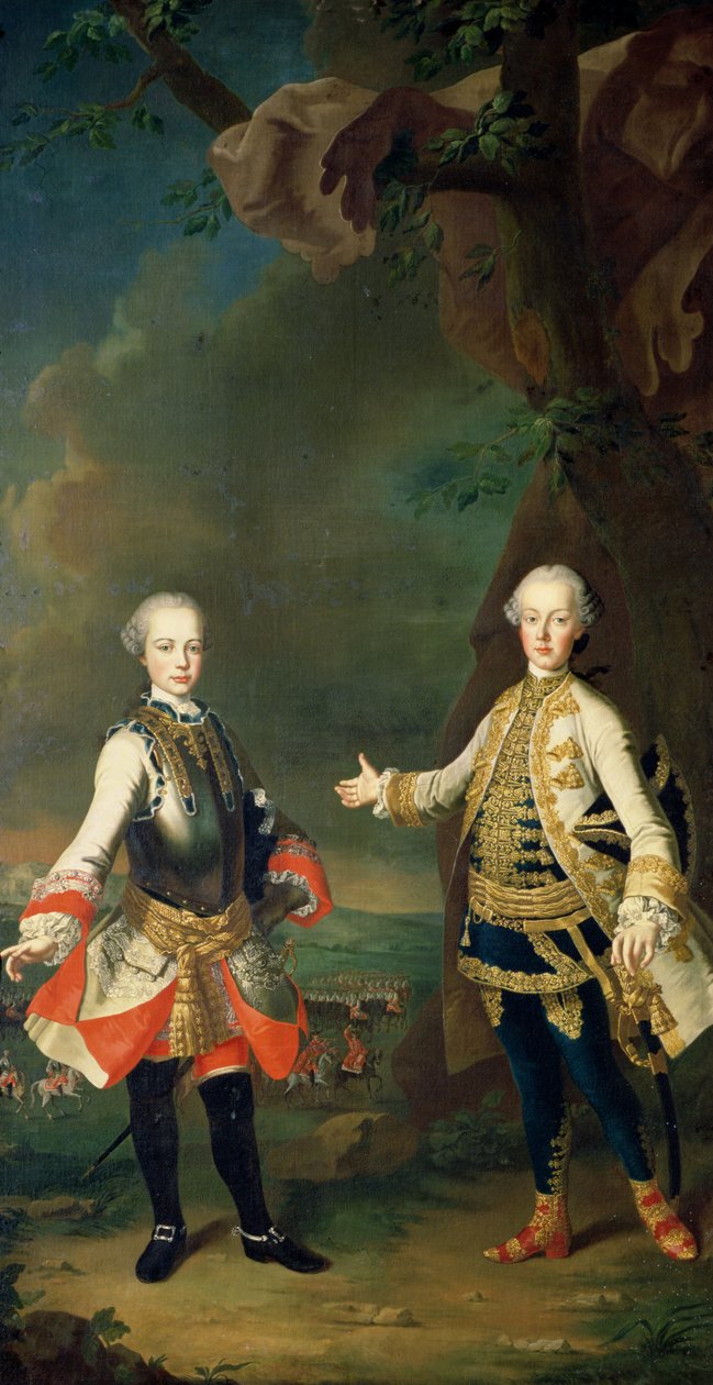 Joseph et Léopold, fils de François Ier et de Marie-Thérèse d