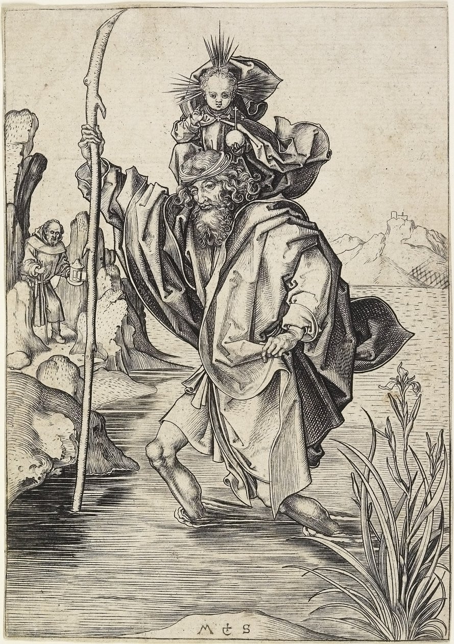 Saint Christophe, vers 1475-1480 - Martin Schongauer