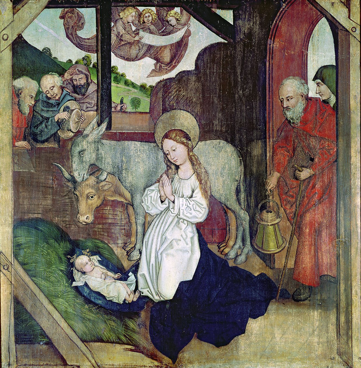 La Nativité, du retable des Dominicains, vers 1470-80 - Martin Schongauer