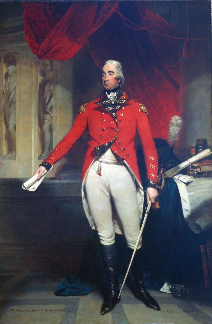 Francis Rawdon Hastings (1754-1826) 2e comte de Moira, c.1804 - Martin Archer Shee