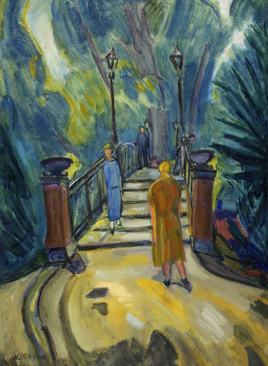 Pont dans le Tiergarten, Berlin - Martin Bloch