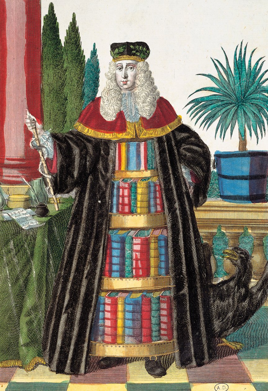 Docteur, gravure de Assemblage des nouveau manouvries habilles par Martin Engelbrecht - Martin Engelbrecht