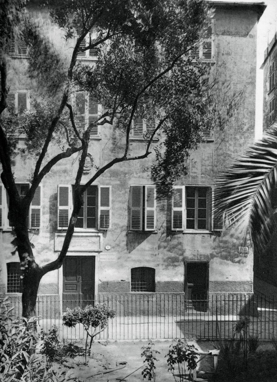 La maison où Napoléon est né, Ajaccio, Corse, 1937 - Martin Hurlimann