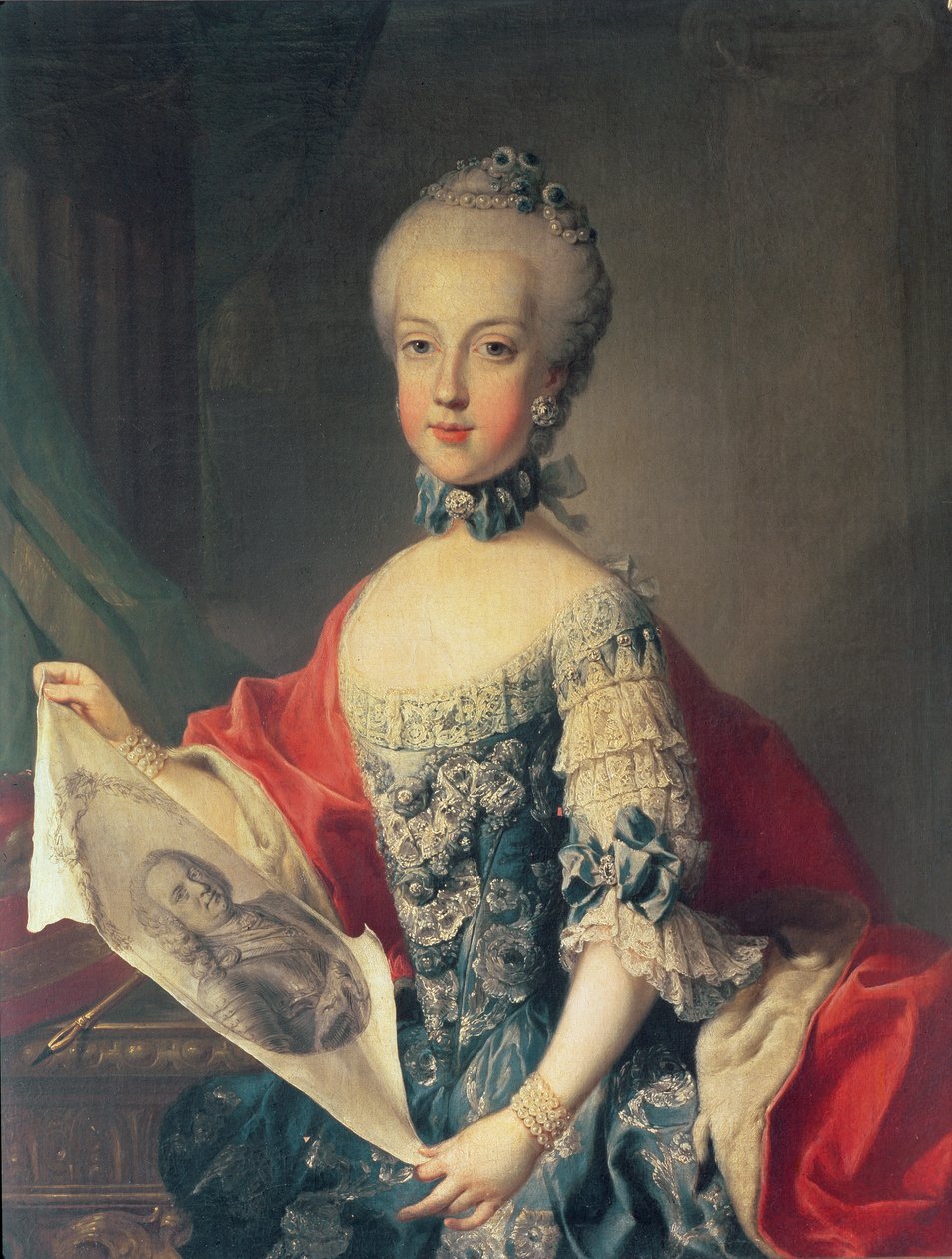 Archiduchesse Maria Carolina (1752-1814), treizième enfant de Marie-Thérèse d