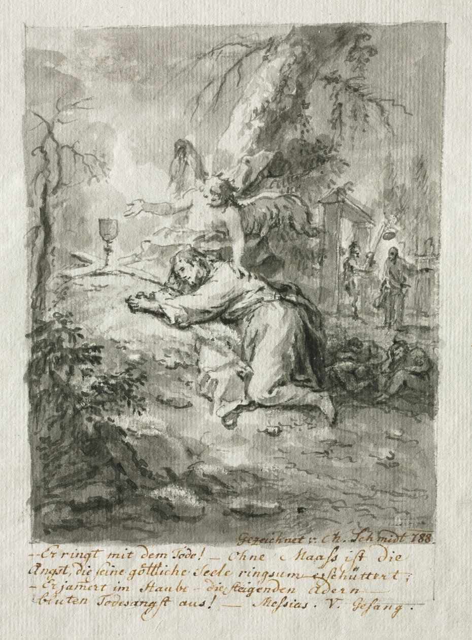 Christ au Mont des Oliviers, 1788 - Martin Johann Schmidt
