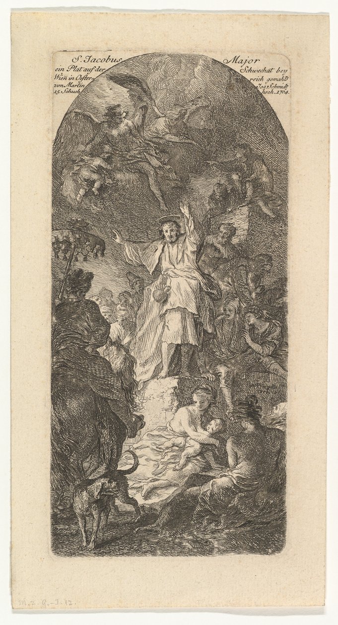 Saint Jacques le Majeur prêchant, vers 1764 - Martin Johann Schmidt