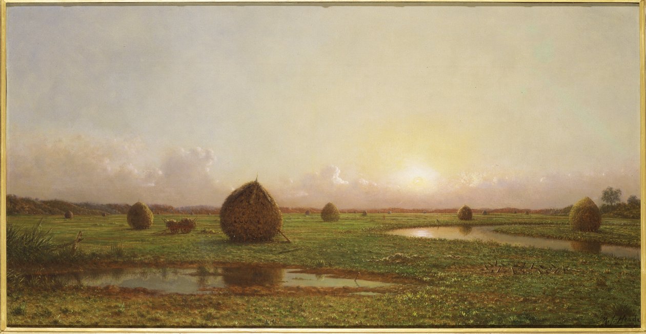 Meules de foin, vers 1876-88 - Martin Johnson Heade