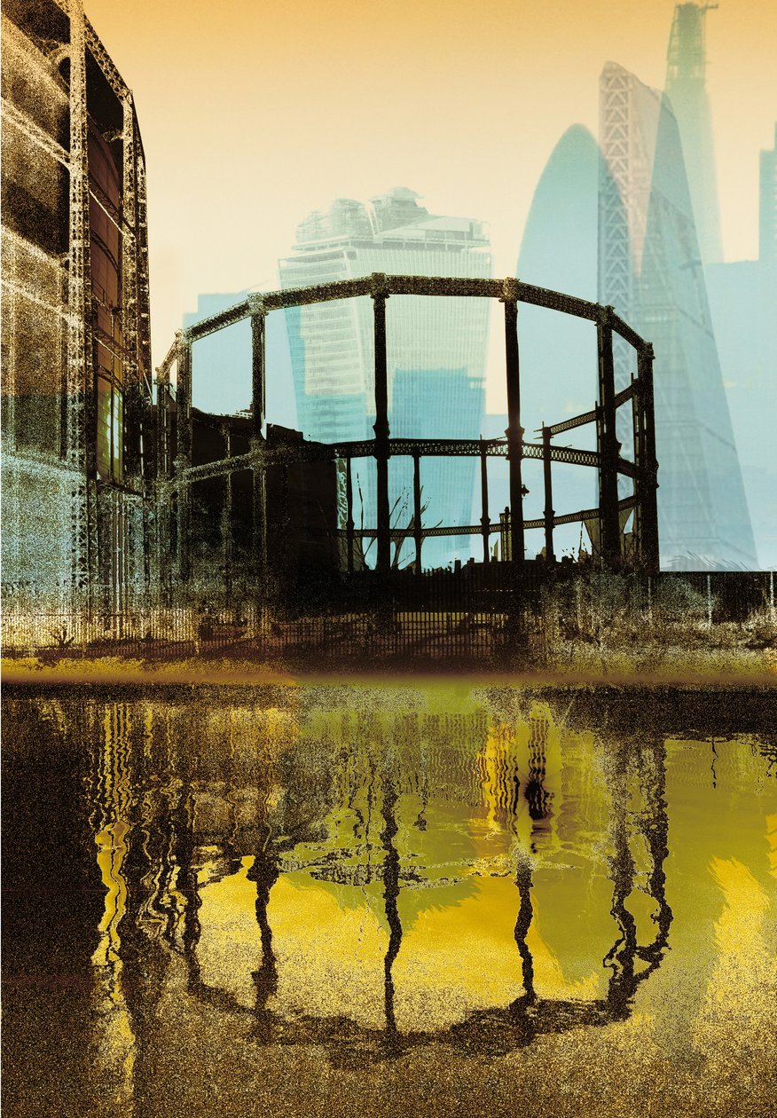 Tour à gaz de Broadway, 2013 (sérigraphie) - Martin Mossop