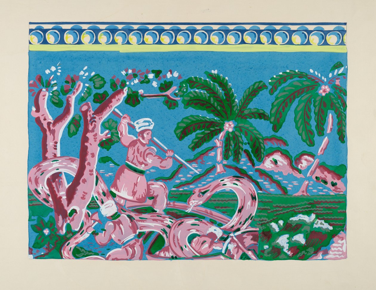 Papier de boîte à chapeau, vers 1937 - Martin Partyka