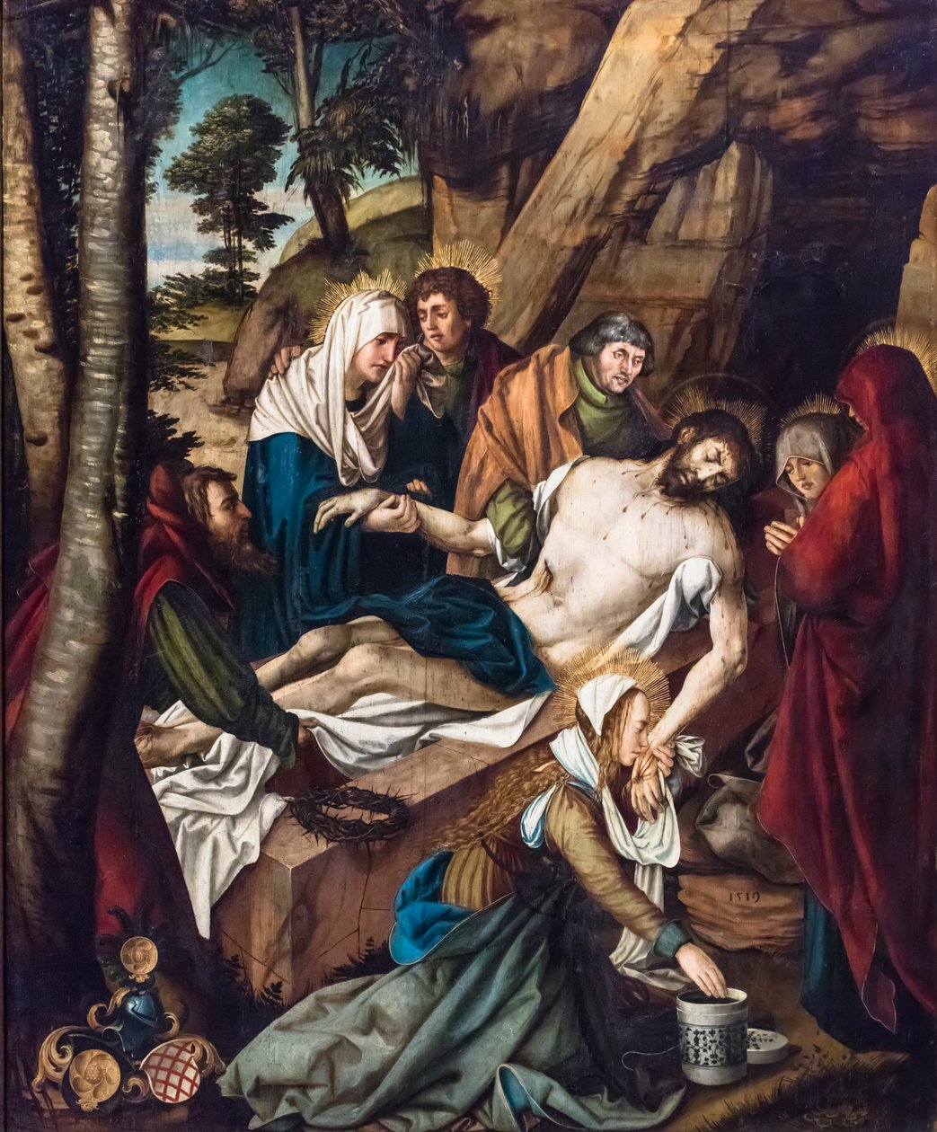 La mise au tombeau du Christ - Martin Schaffner