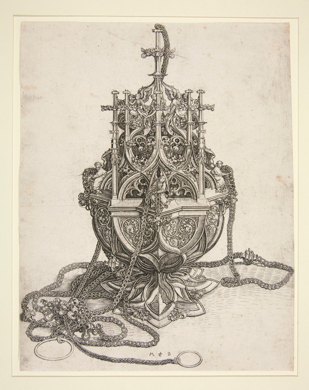 Un encensoir - Martin Schongauer