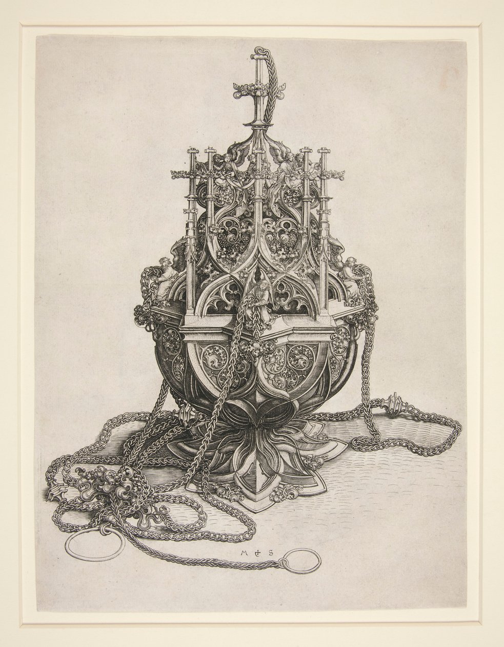 Un encensoir - Martin Schongauer