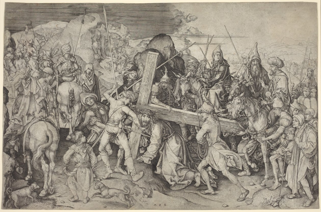 Christ portant la croix - Martin Schongauer