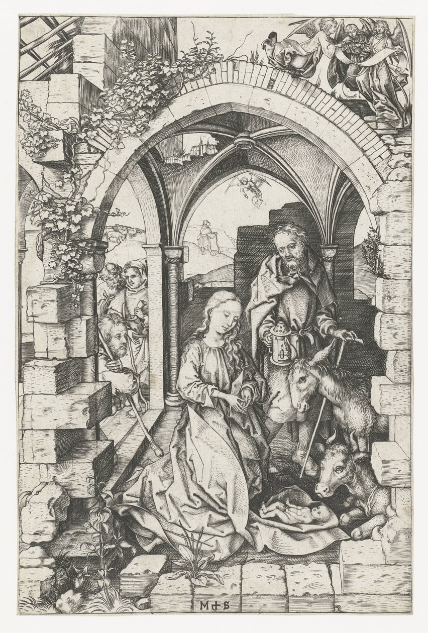 La naissance du Christ - Martin Schongauer