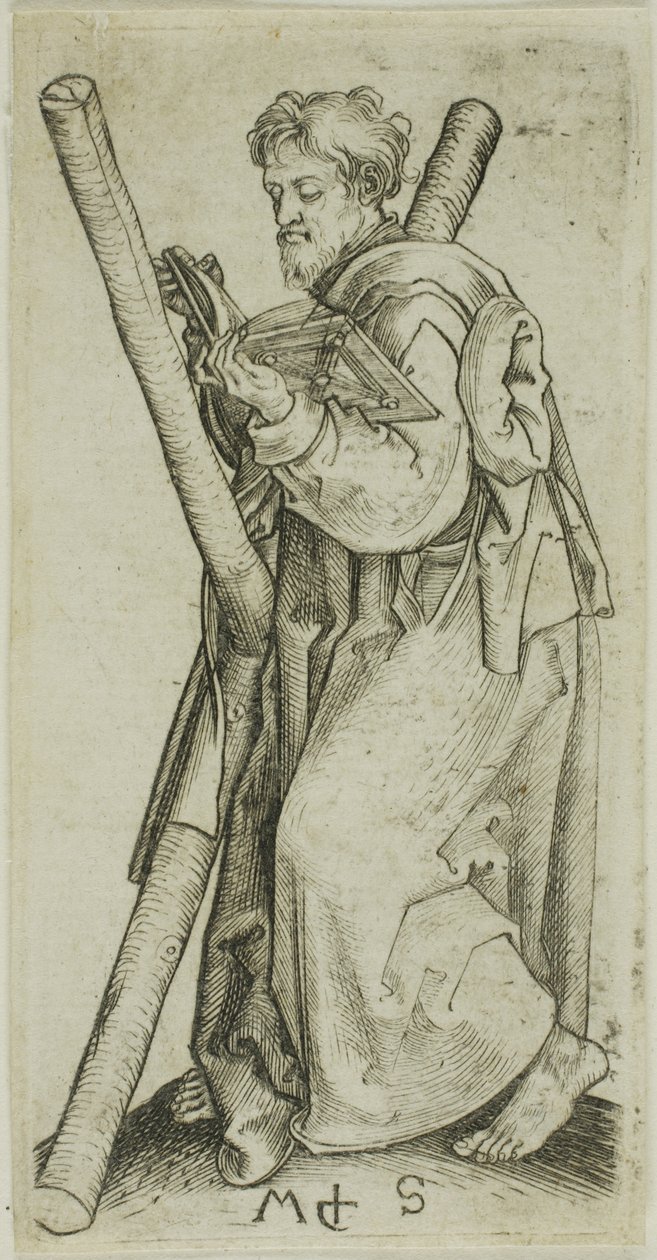 Saint André, des Apôtres - Martin Schongauer