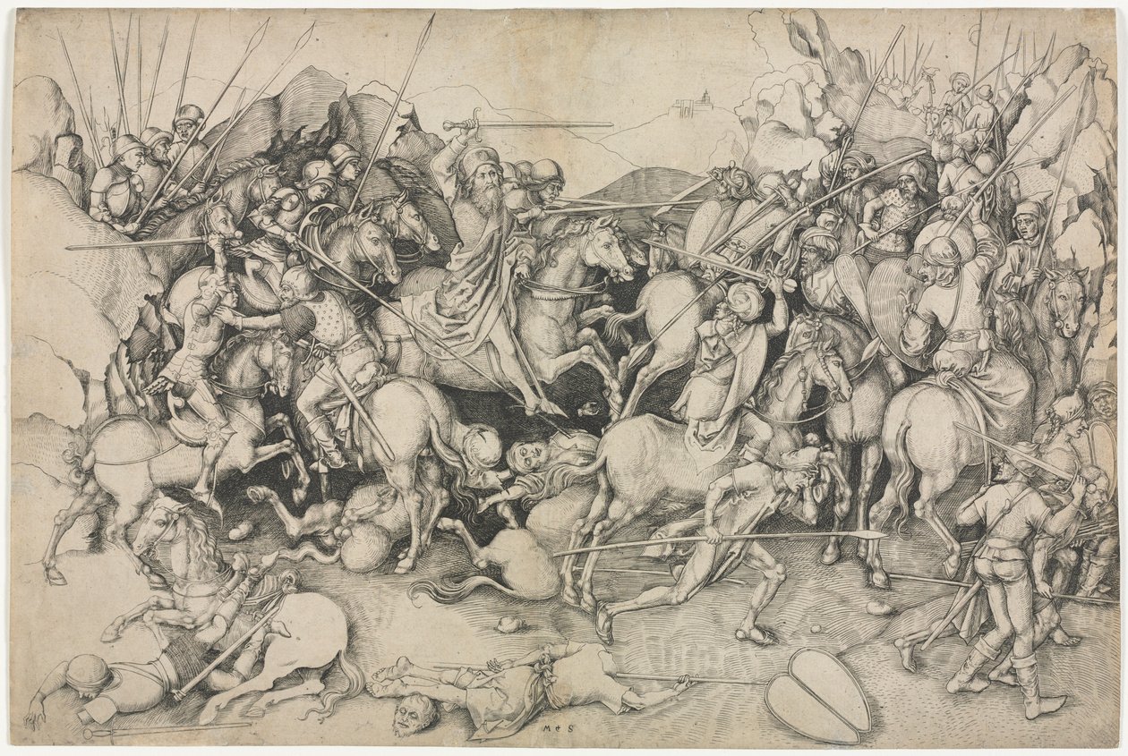 Saint Jacques et les Sarrasins, 15ème siècle - Martin Schongauer