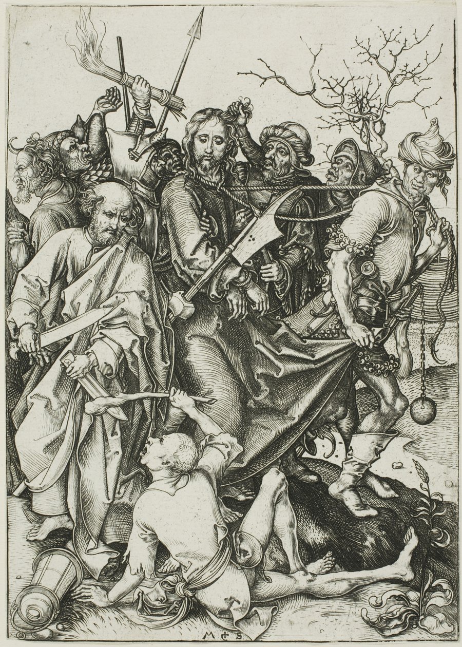 La trahison du Christ, de La Passion - Martin Schongauer