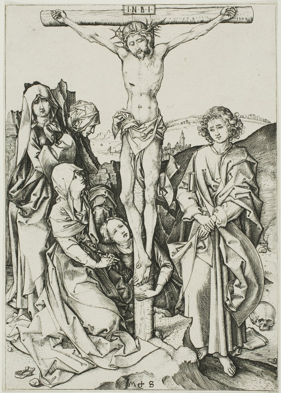 La Crucifixion, de La Passion - Martin Schongauer