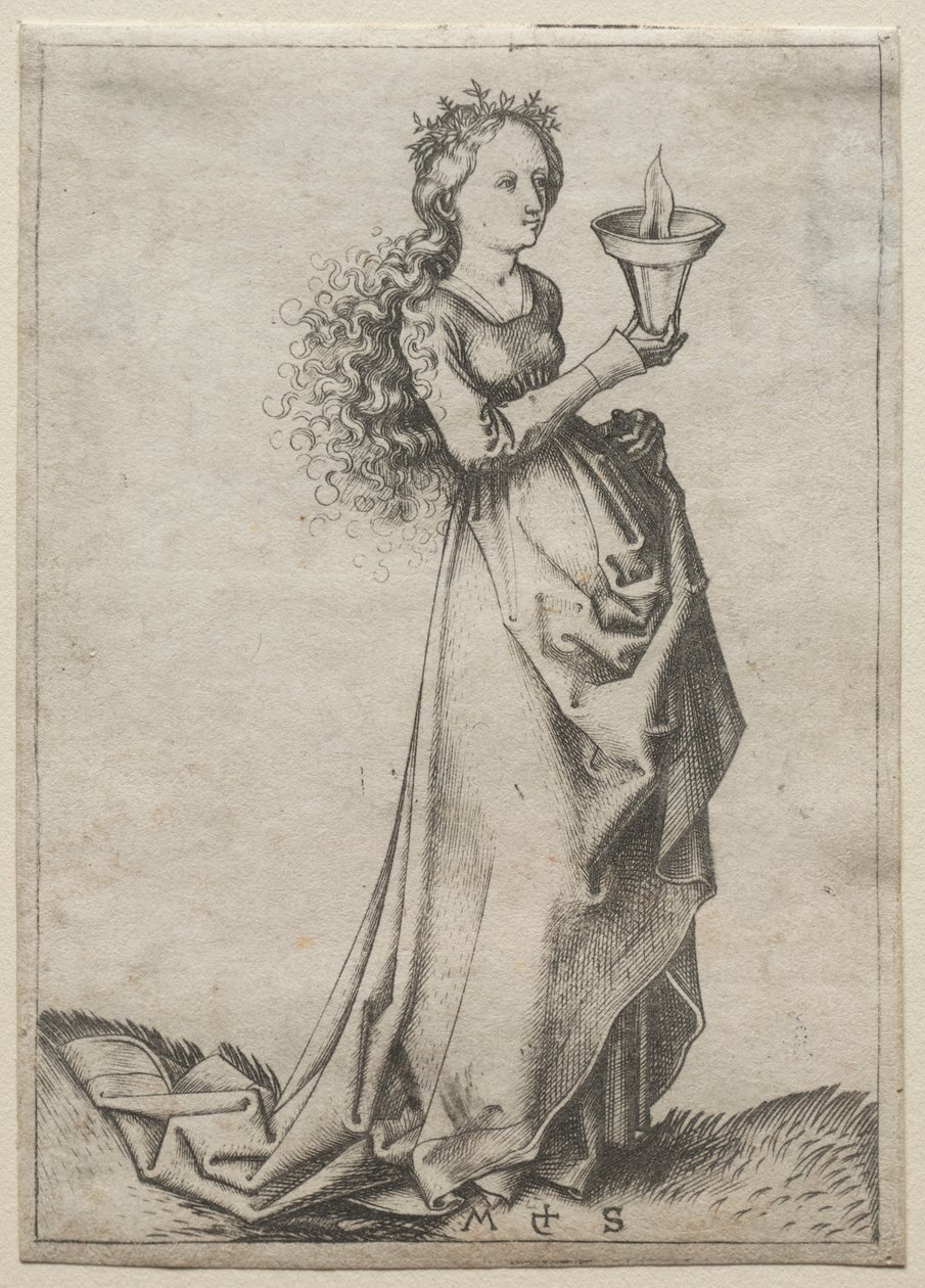 La première vierge sage - Martin Schongauer