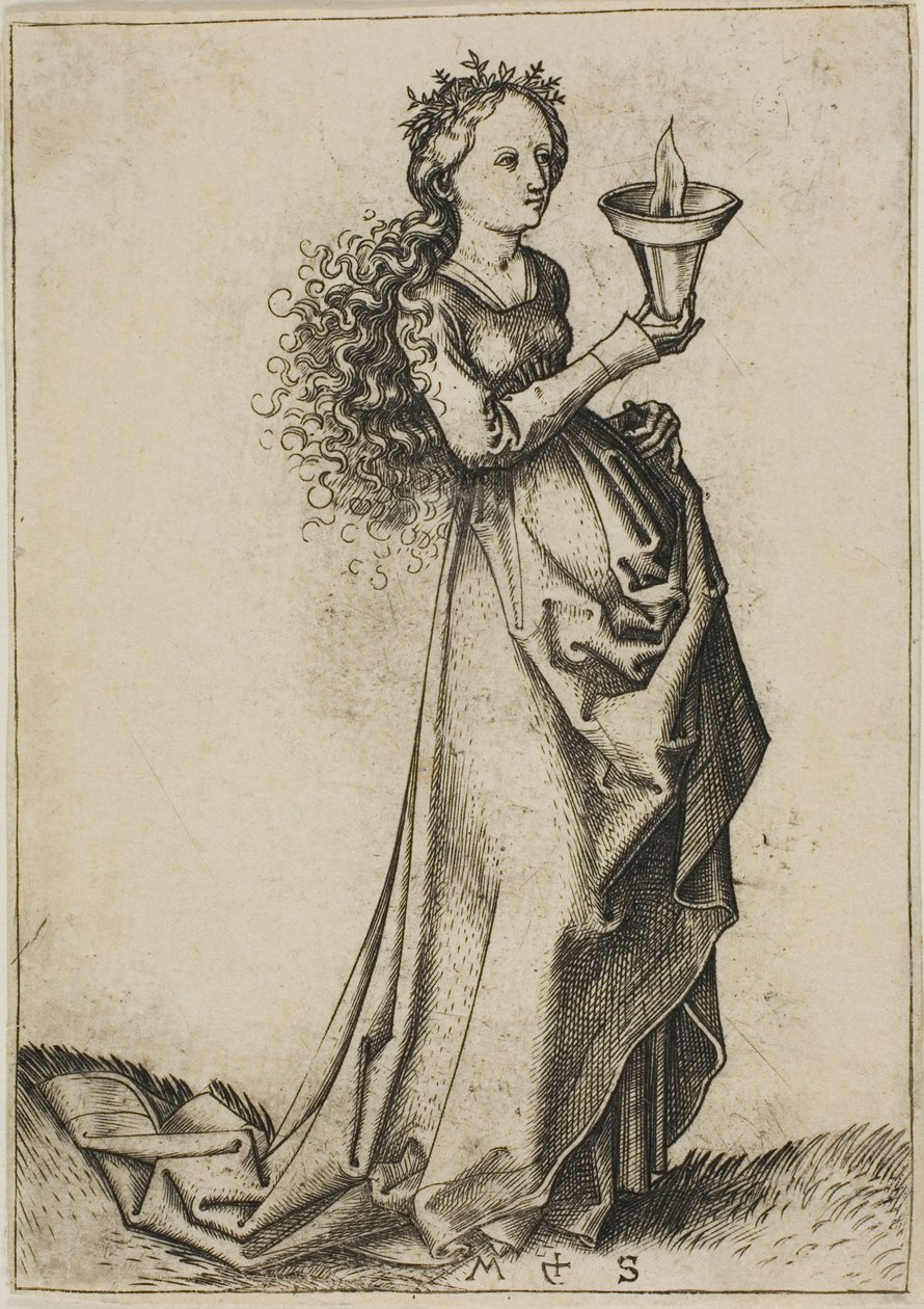 La première vierge sage - Martin Schongauer
