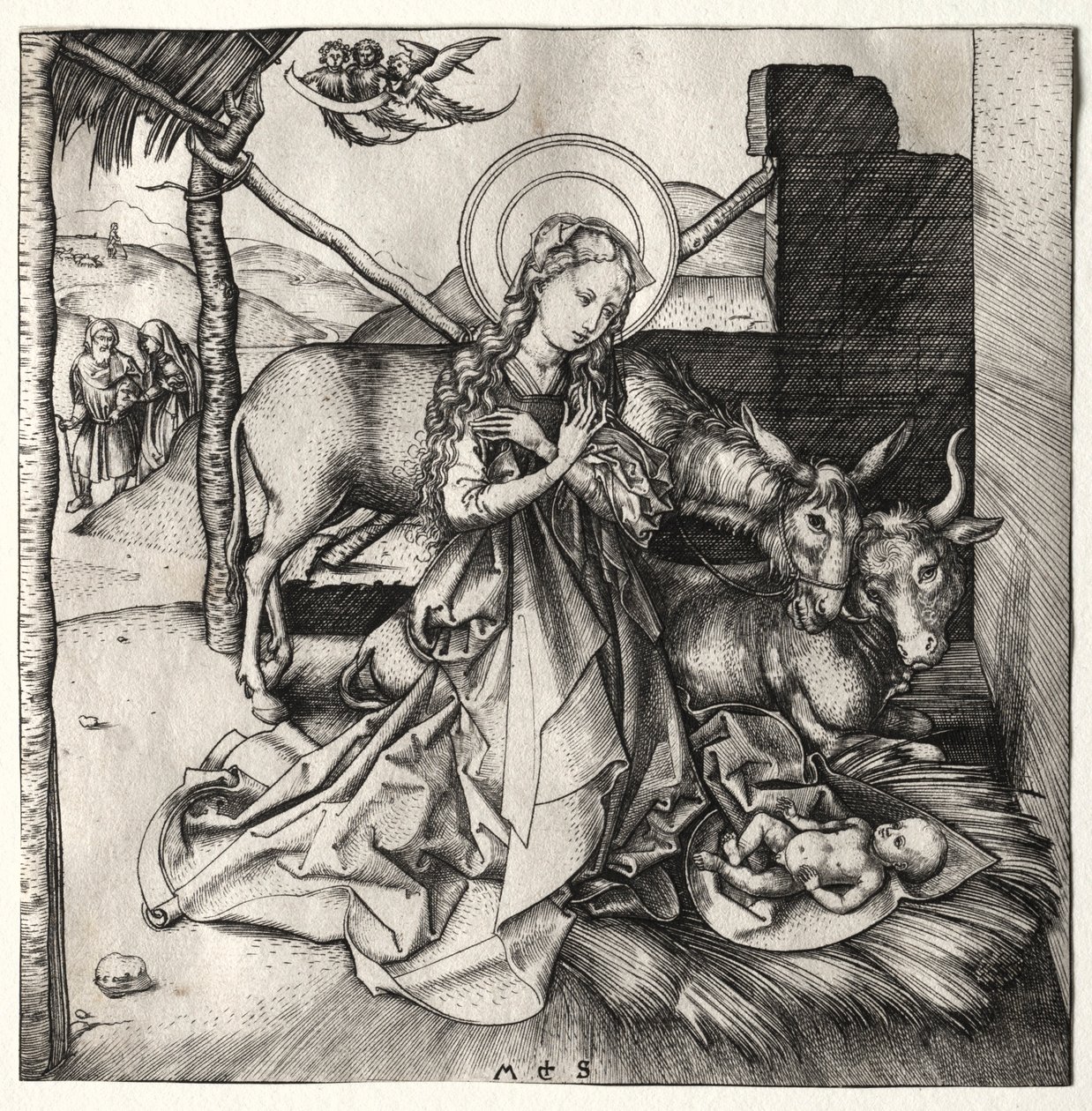 La Vie du Christ : La Nativité, c. 1480-1490 - Martin Schongauer