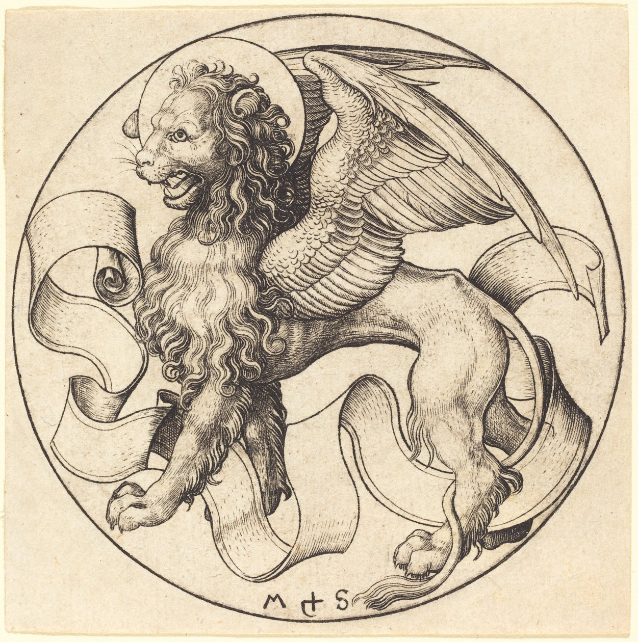 Le Lion de Saint Marc - Martin Schongauer
