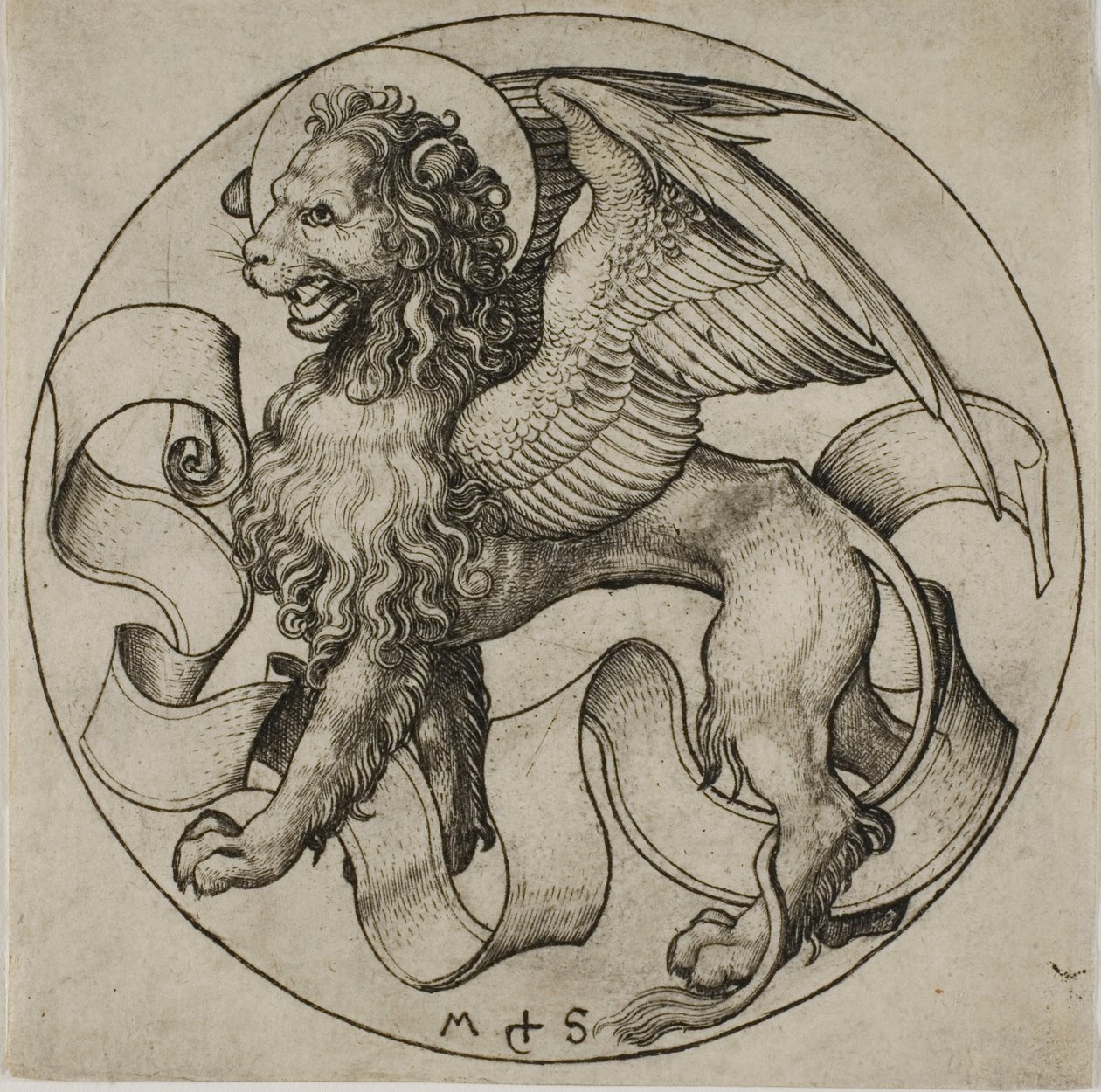 Le Lion de Saint Marc - Martin Schongauer