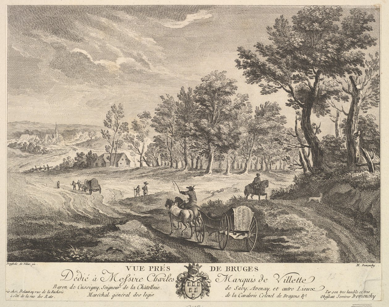Vue près de Bruges - Martin de Monchy