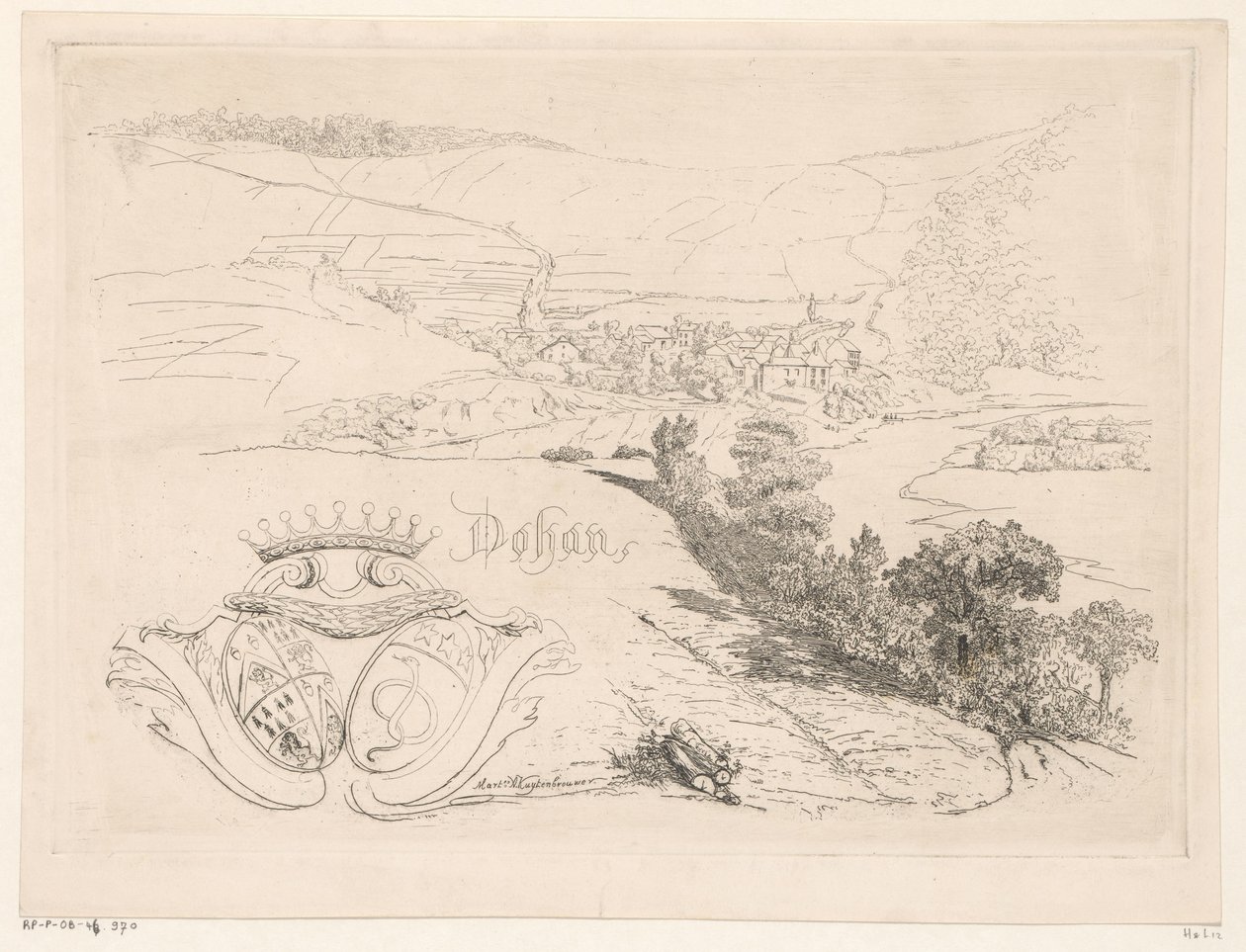 Vue de Dohan - Martinus Antonius Kuytenbrouwer jr.