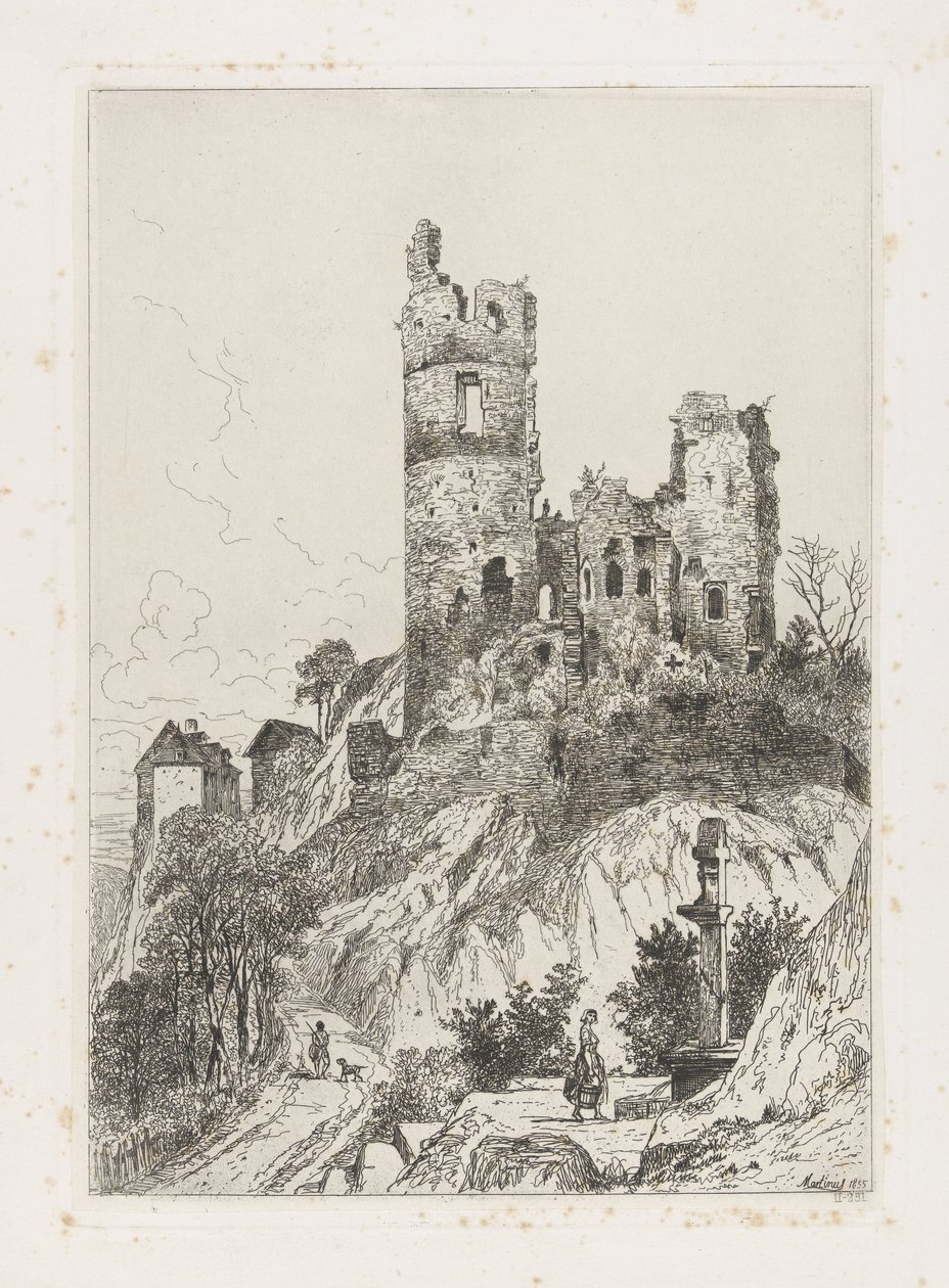 Tour du château de Falkenstein - Martinus Antonius Kuytenbrouwer jr.