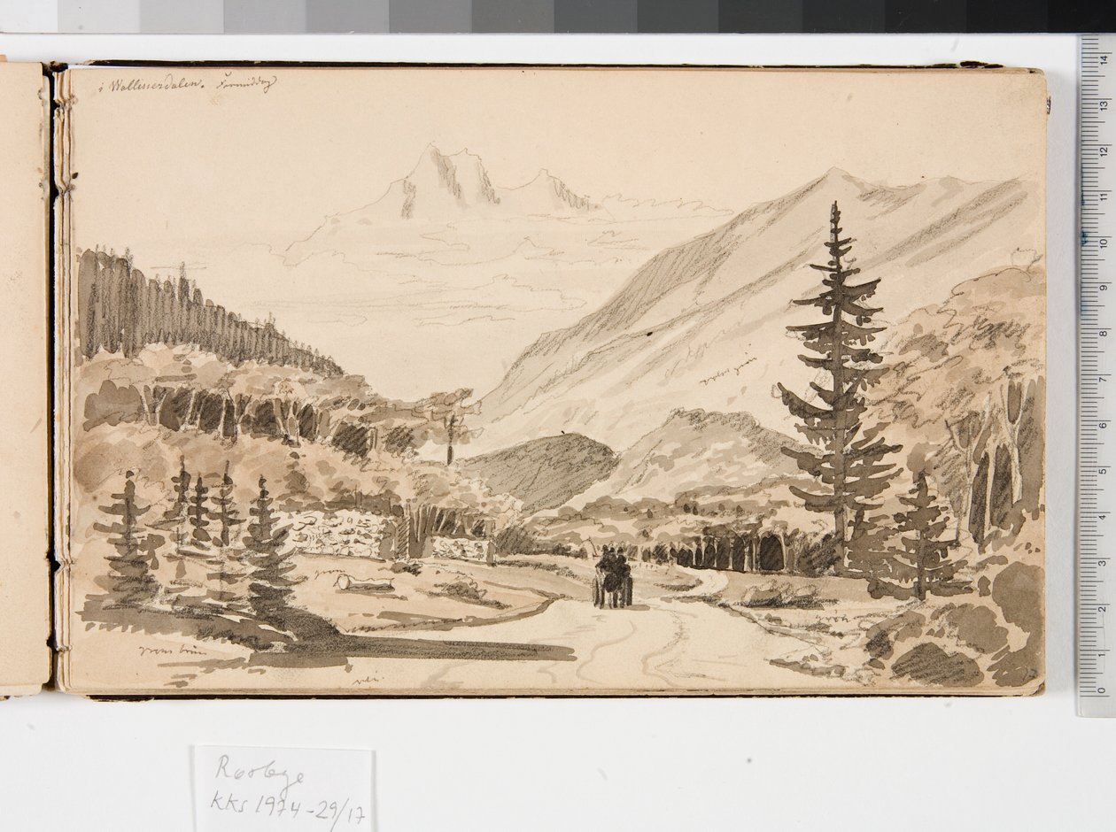 Paysage alpin - Martinus Rørbye