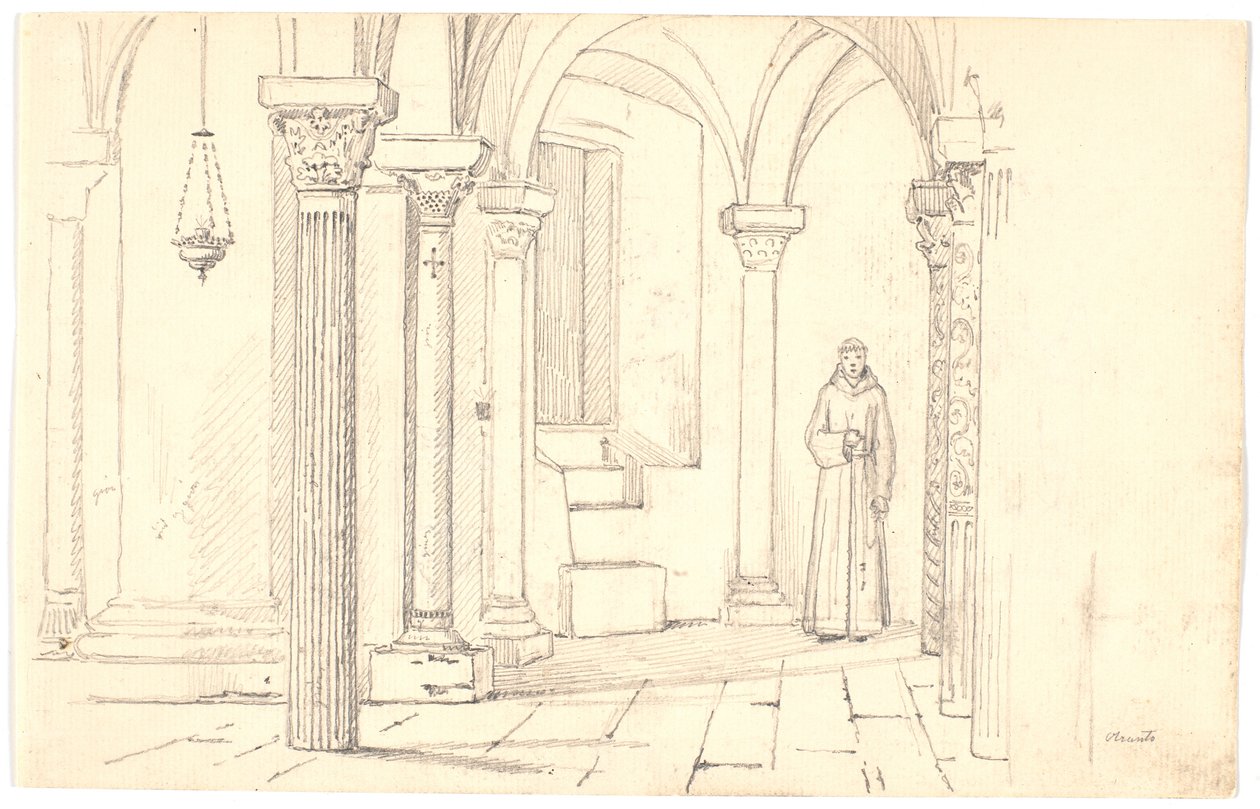 Crypte de la cathédrale, Otrante - Martinus Rørbye