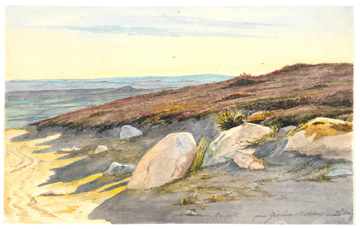 Des collines de Gærum à Vendsyssel, 22 mai 1833 - Martinus Rørbye