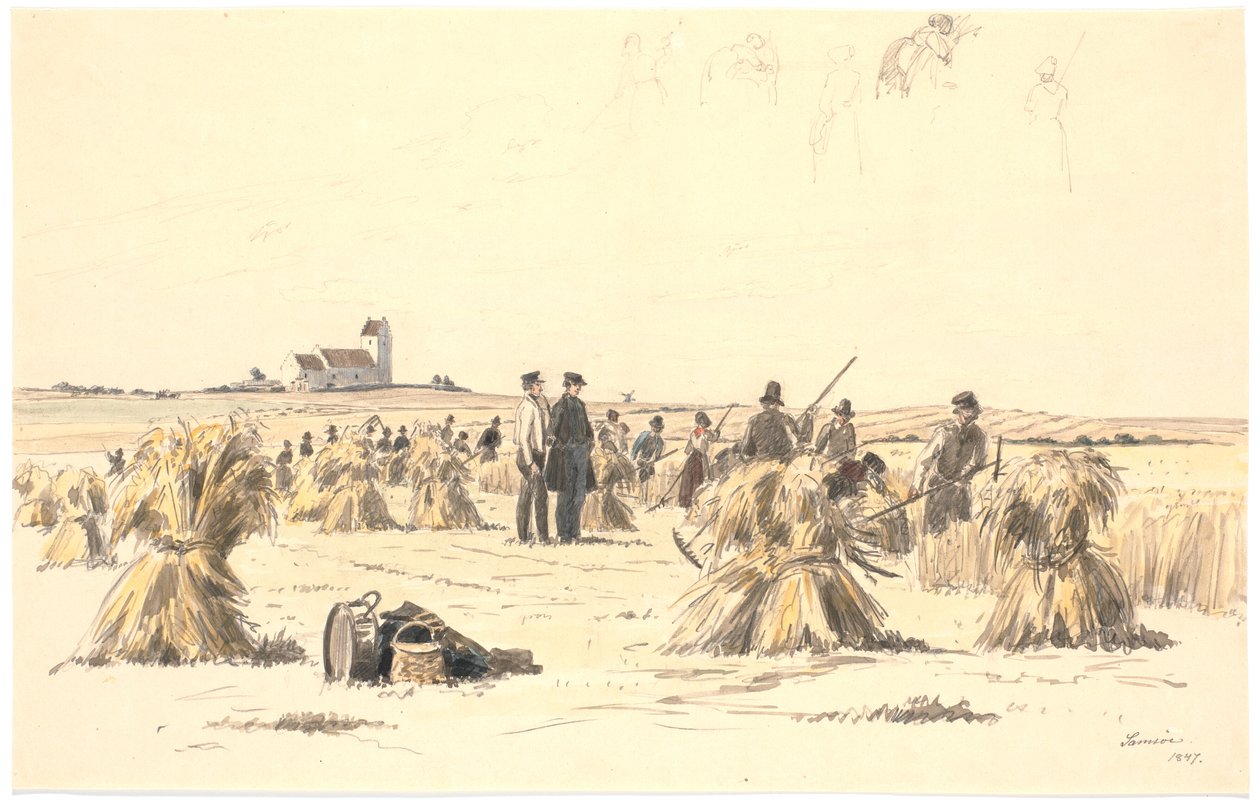Travailleurs des champs - Martinus Rørbye