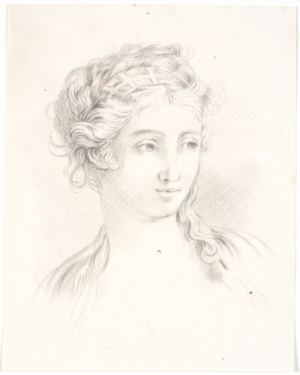 Tête de femme de trois quarts tournée vers la droite - Martinus Rørbye