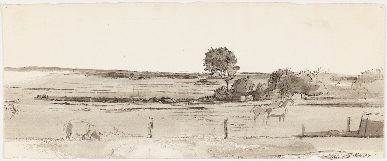 Paysage vu de Melby - Martinus Rørbye