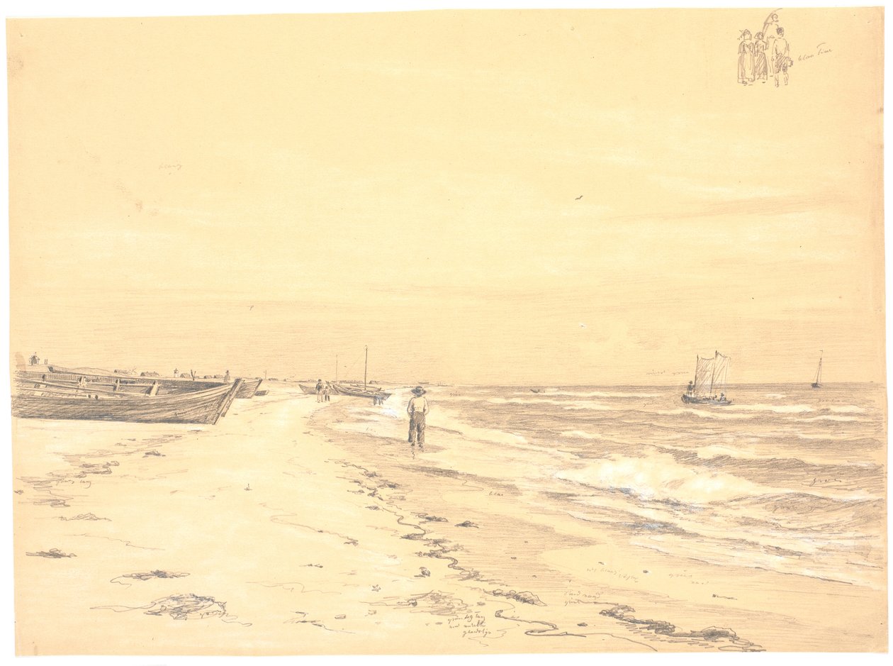 Partie de Sønderstrand, Skagen - Martinus Rørbye