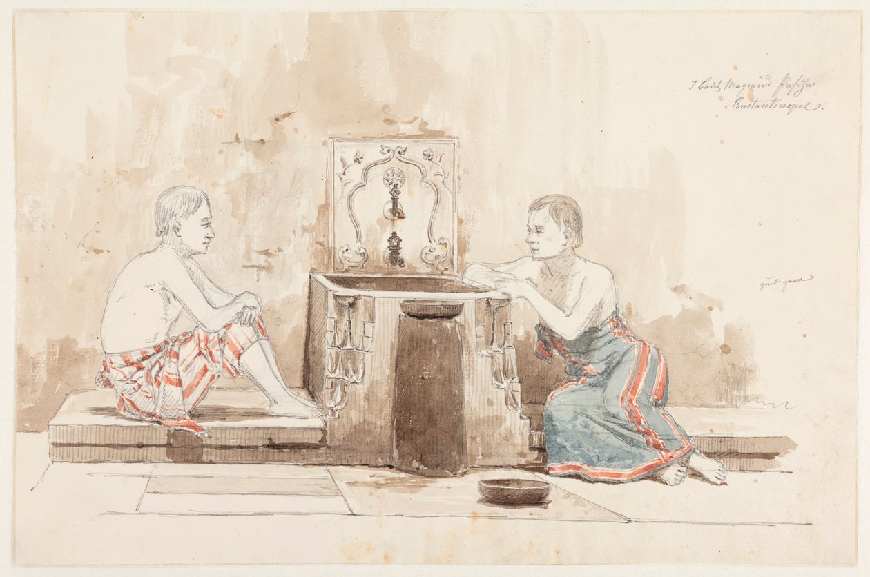 Deux hommes près d