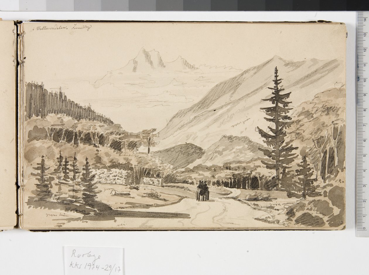 Paysage alpin - Martinus Rørbye