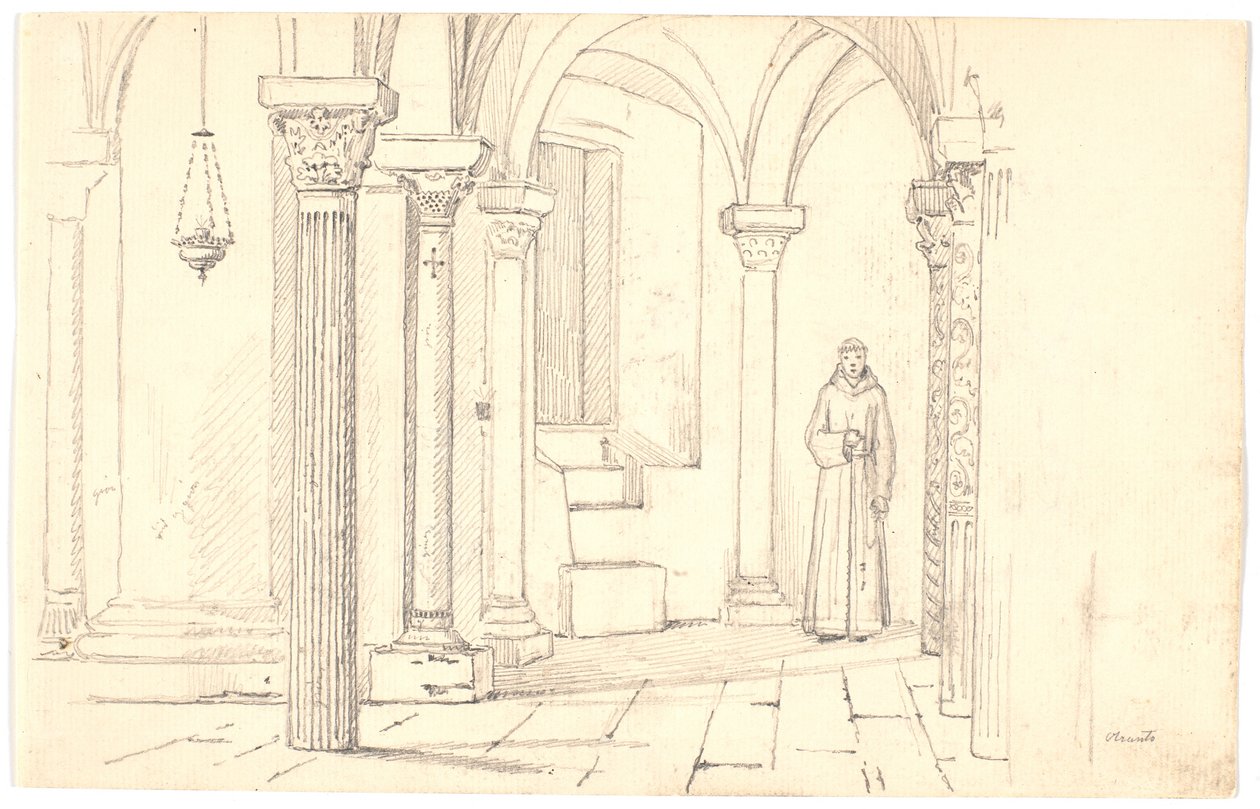 Crypte de la cathédrale, Otrante - Martinus Rørbye