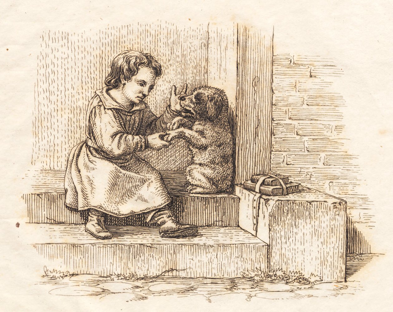 Illustration pour "Cinquante fables pour enfants" de Hey - Martinus Rørbye