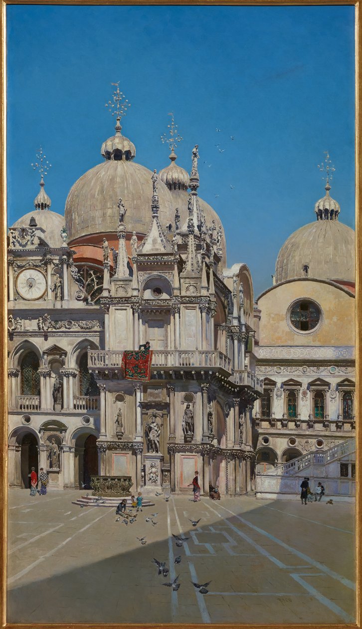 Cour du palais du Dux de Venise - Martin Rico