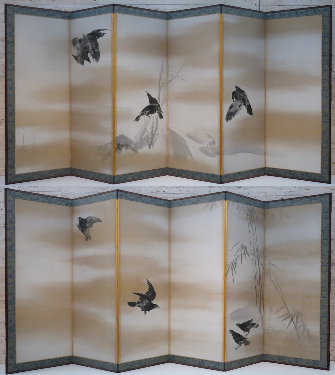 Corbeaux" de Maruyama Okyo - Maruyama Okyo