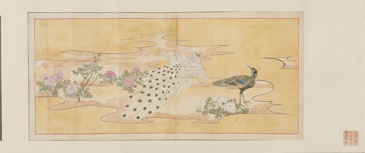 Esquisse préparatoire pour une peinture sur paravent - Maruyama Okyo