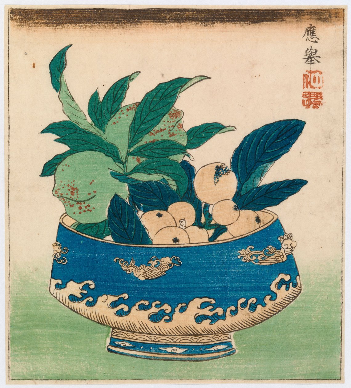 Pêches et nèfles du Japon - Maruyama Okyo