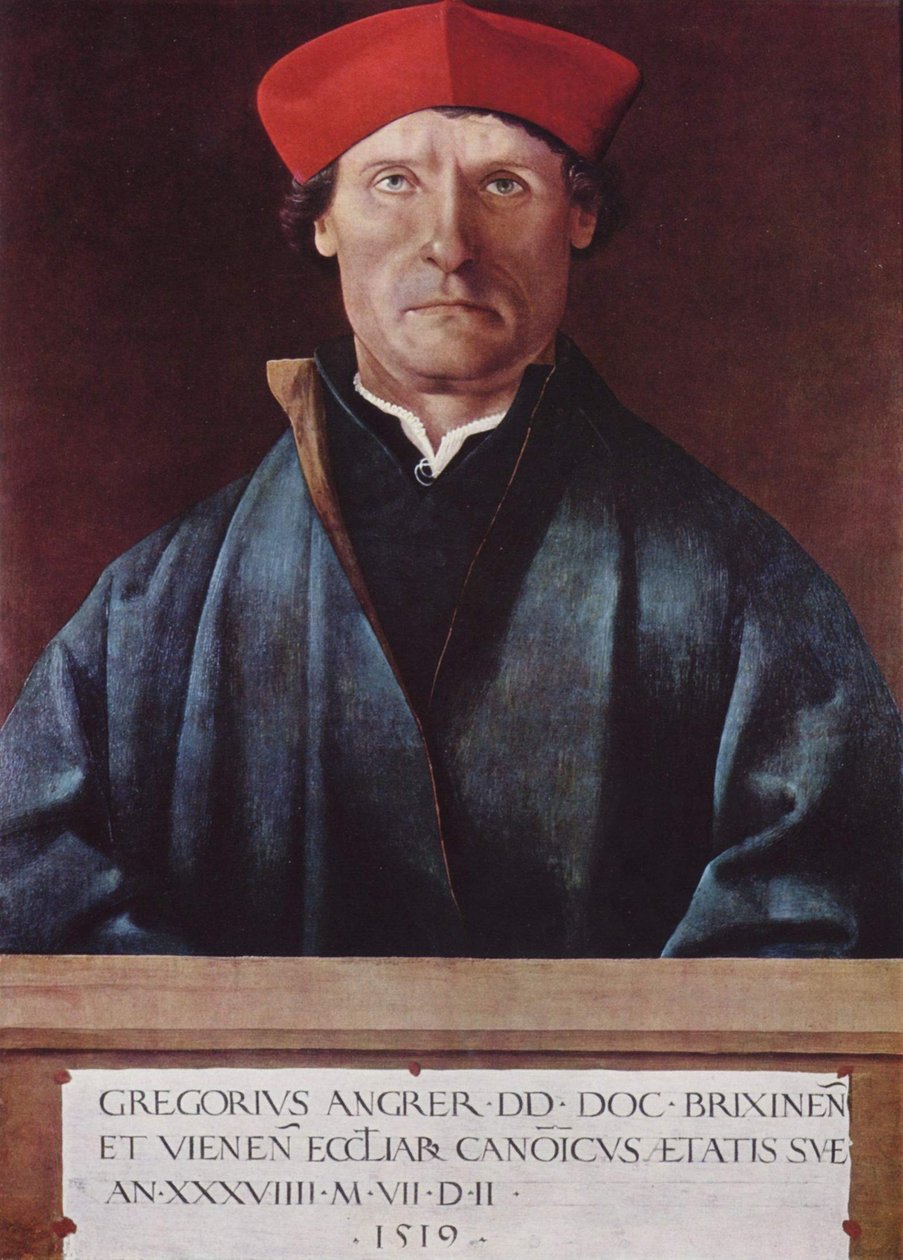 Portrait du chanoine de Bressanone Gregor Angrer - Marx Reichlich