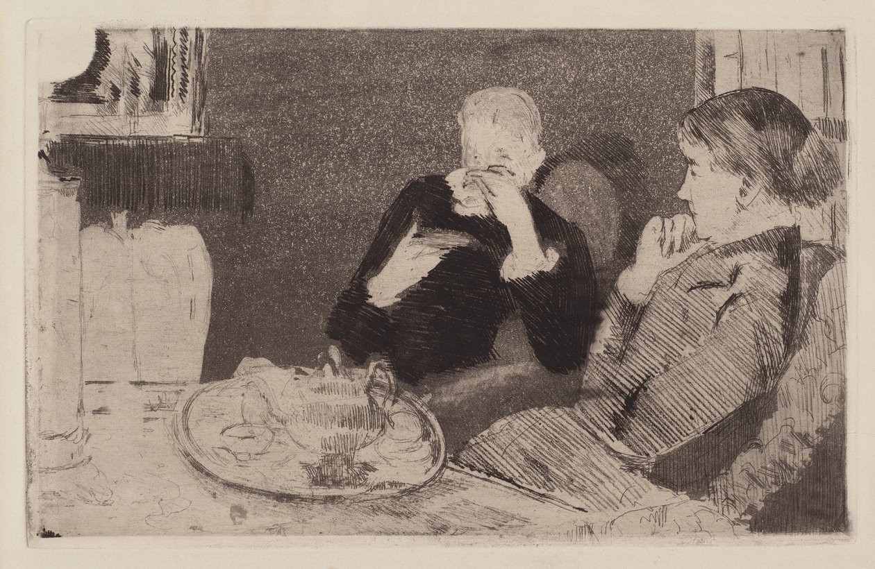 Lydia et sa mère au thé - Mary Cassatt