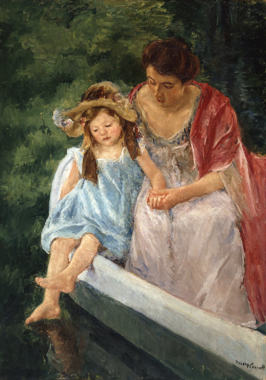 Mère et Enfant dans un Bateau, 1908 - Mary Cassatt