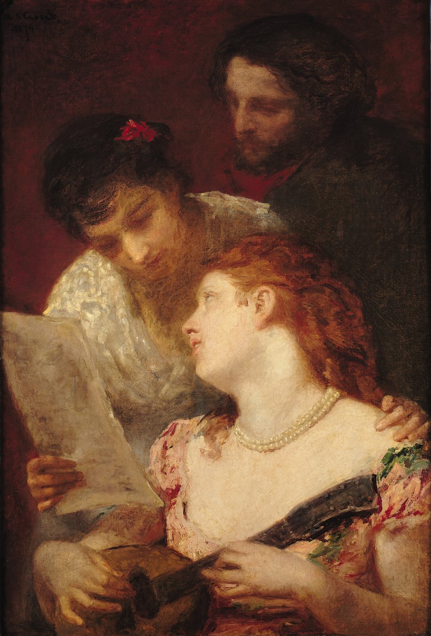 Fête musicale, 1874 - Mary Cassatt